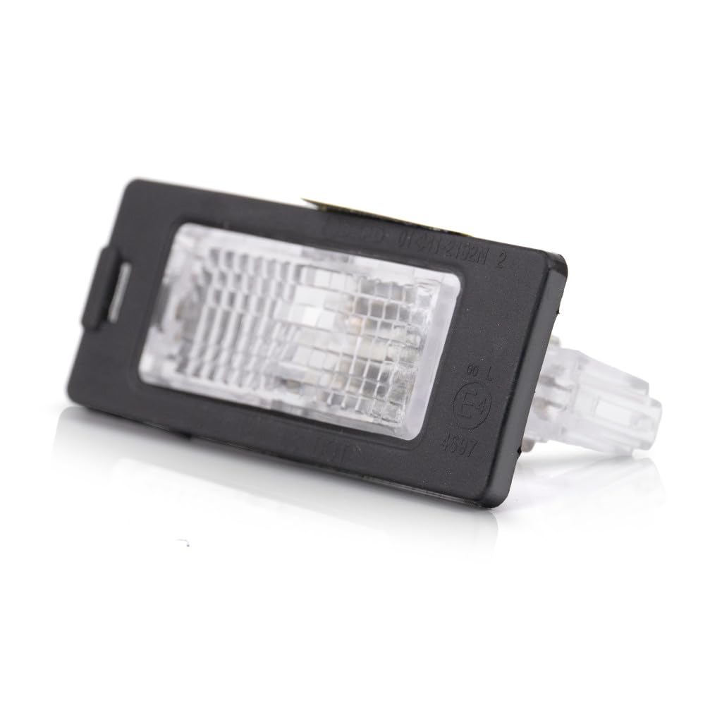 KarParts360 License Light Assembly for VW Tiguan 2014-2018, Driver or Passenger Side, Model CLX-M0-341-2102N-AC-CL360A52