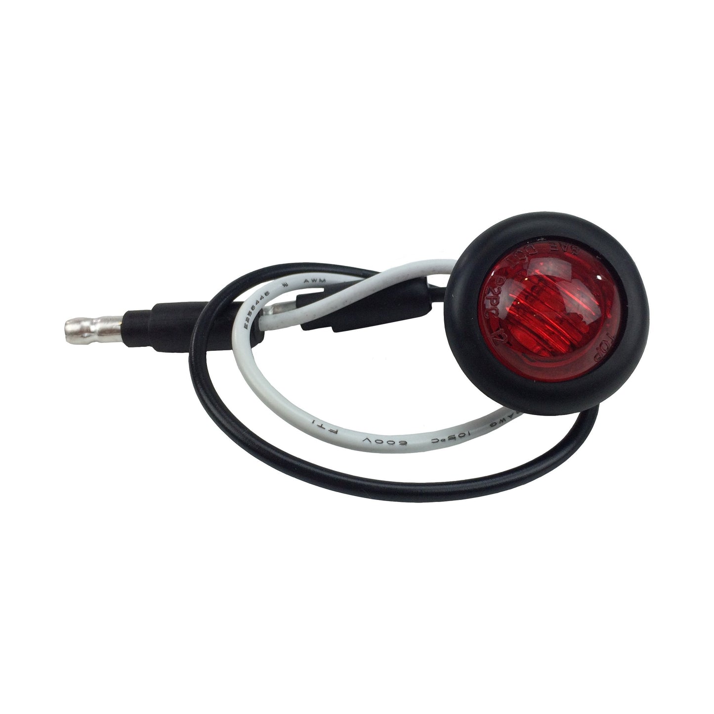 LONG HAUL LED Clearance Marker Light, 5 3/4in, Acrylic, Black Trim, 5 Pack