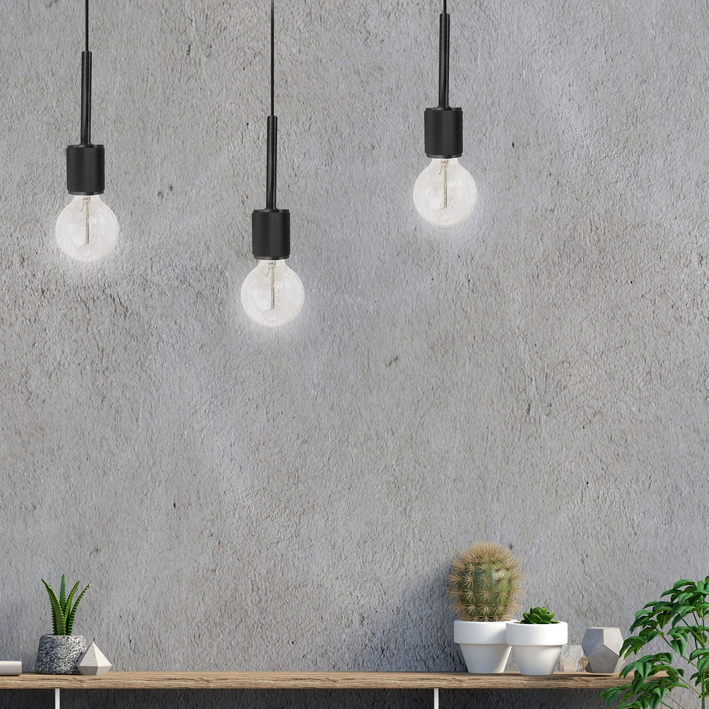 Dainolite RSW-41P-MB Matte Black Pendant Light, Modern Design, Stylish Home Lighting